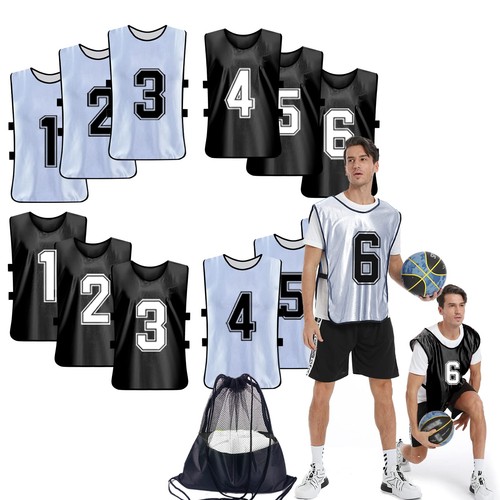 Pcs sports pinnies - 12,